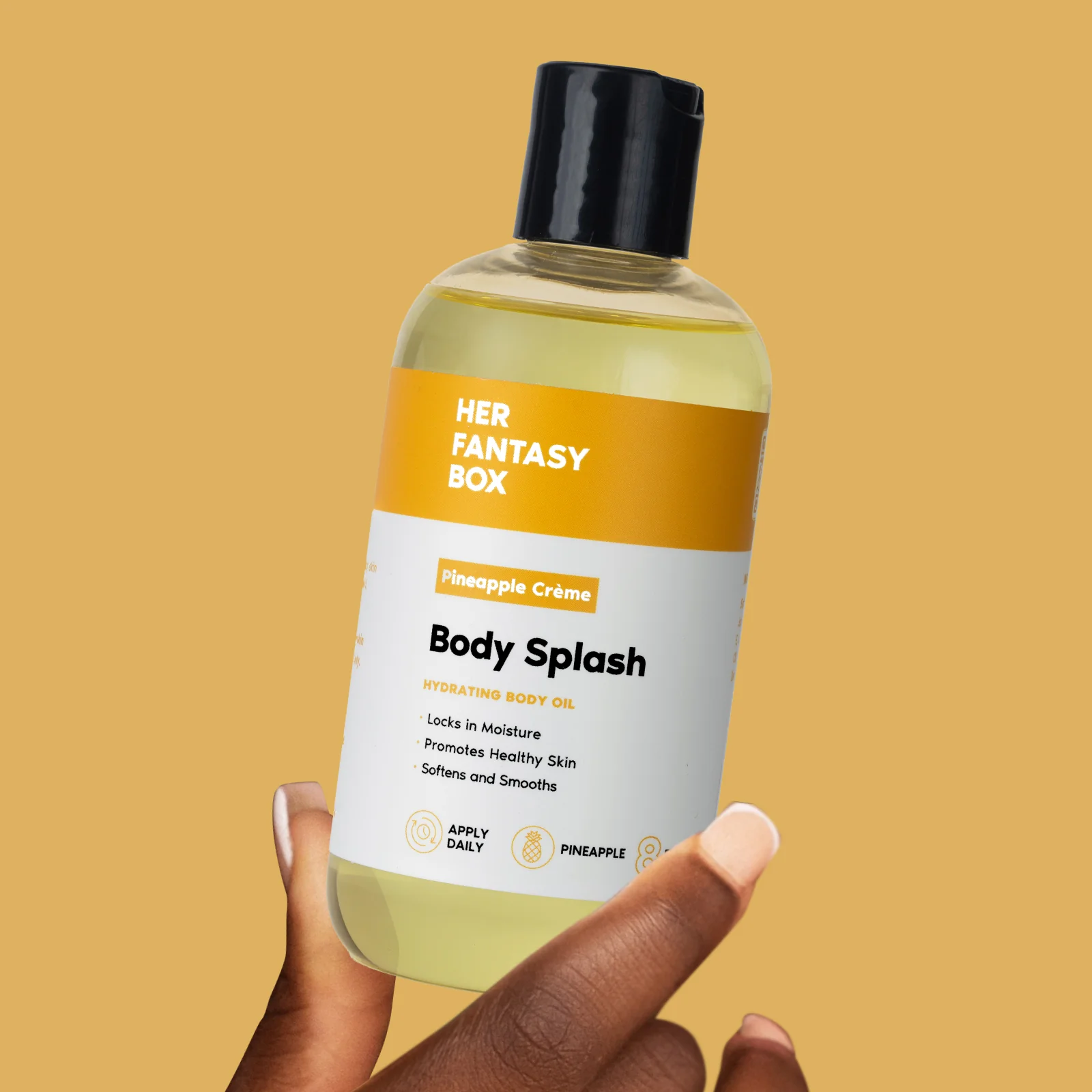 Body Splash - Skin Smoothing Body Oil (Pineapple Creme) - Image 9