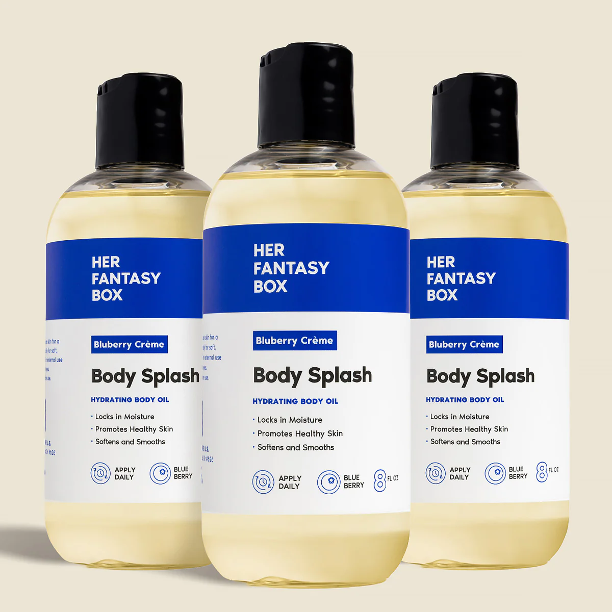 Body Splash - Skin Smoothing Body Oil (Blueberry Créme) - Image 10