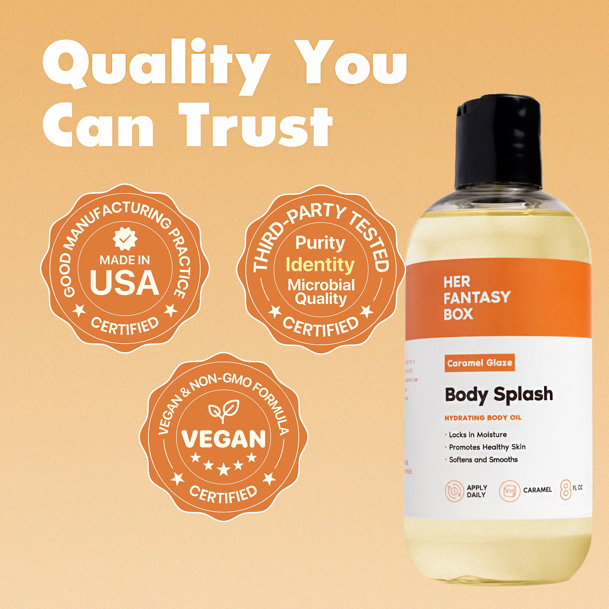 Body Splash - Skin Smoothing Body Oil (Caramel Glaze) - Image 9