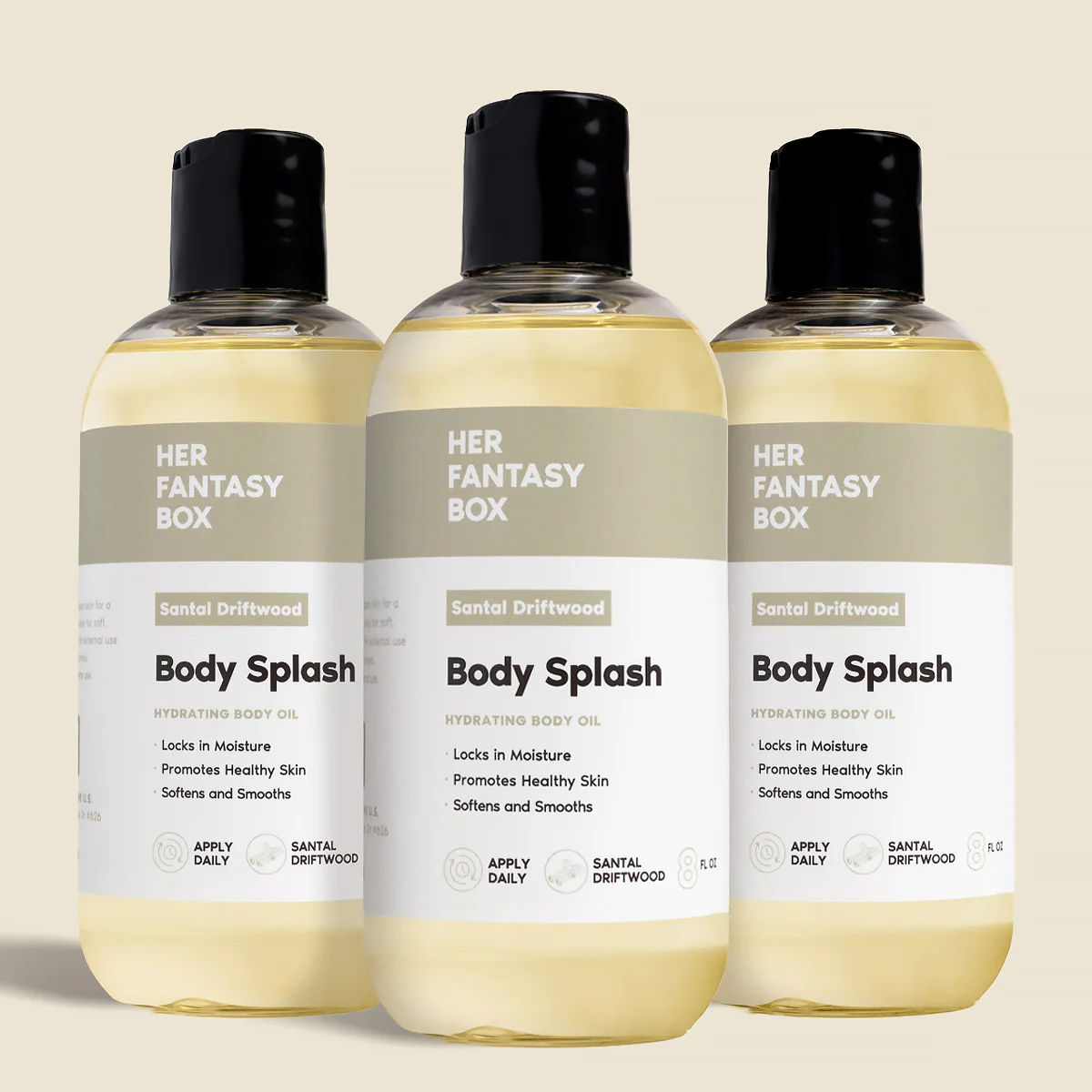 Body Splash - Skin Smoothing Body Oil (Santal Driftwood) LUXURY SCENT - Image 10
