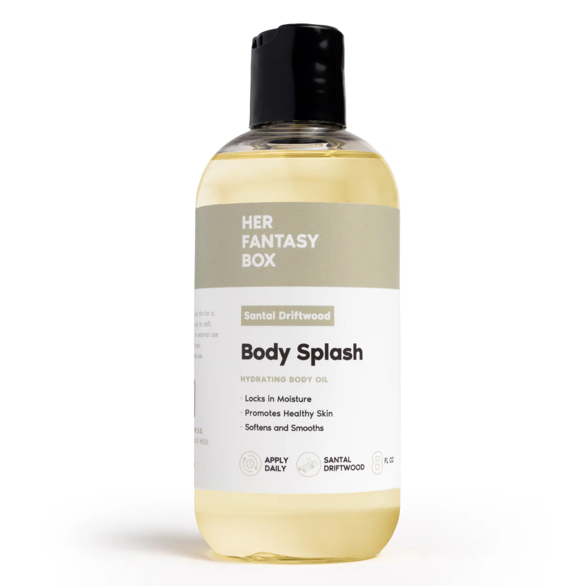 Body Splash - Skin Smoothing Body Oil (Santal Driftwood) LUXURY SCENT - Image 8