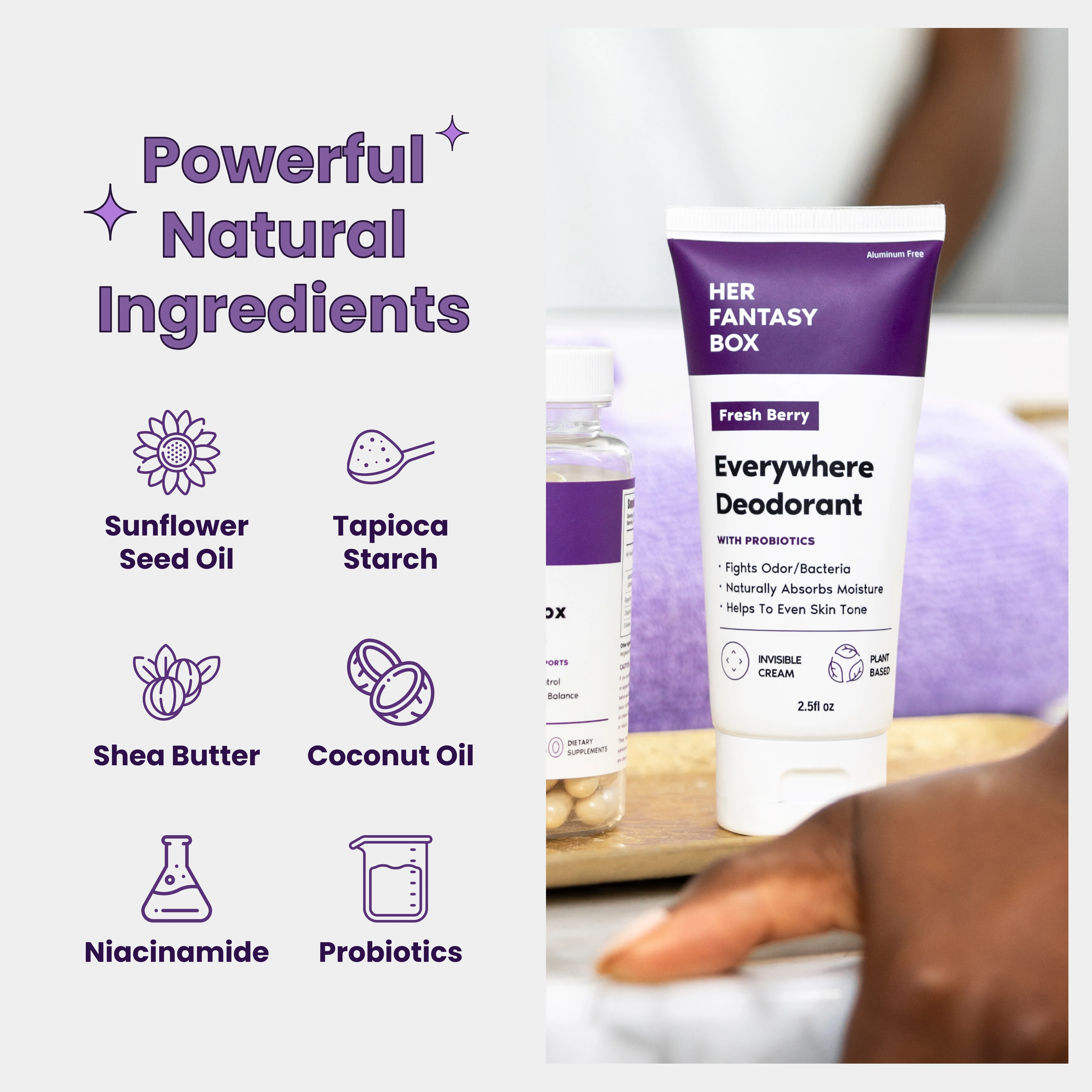 Everywhere Deodorant (Berry) - Long Lasting Odor Block - Image 3