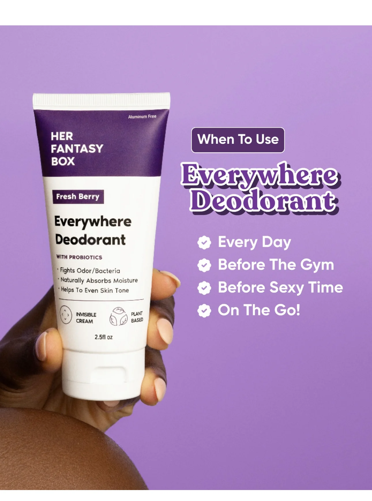 Everywhere Deodorant (Berry) - Long Lasting Odor Block - Image 6