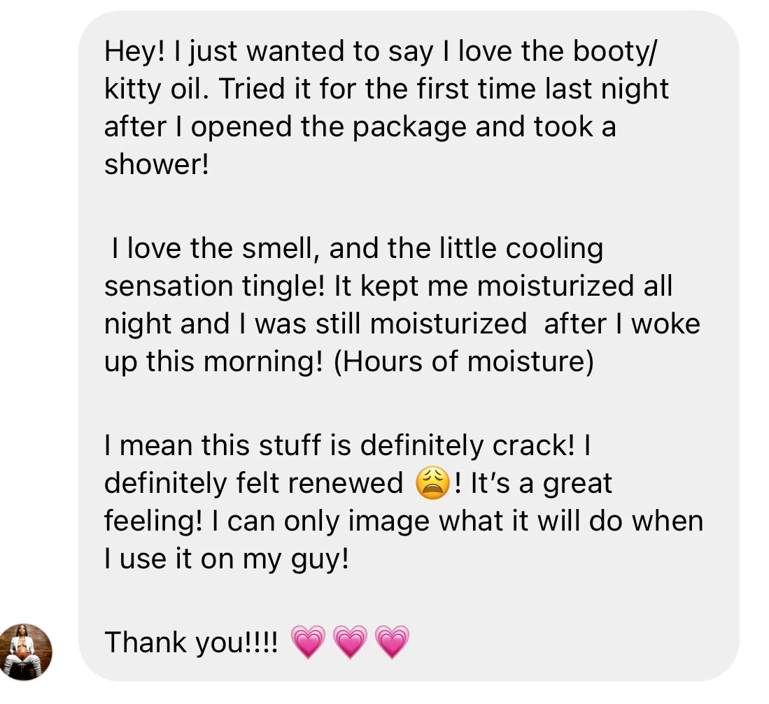 Her Fantasy Box Renew Her Yoni Oil - For Dryness, Ingrown Hair, Dark Marks & Scars - Image 8