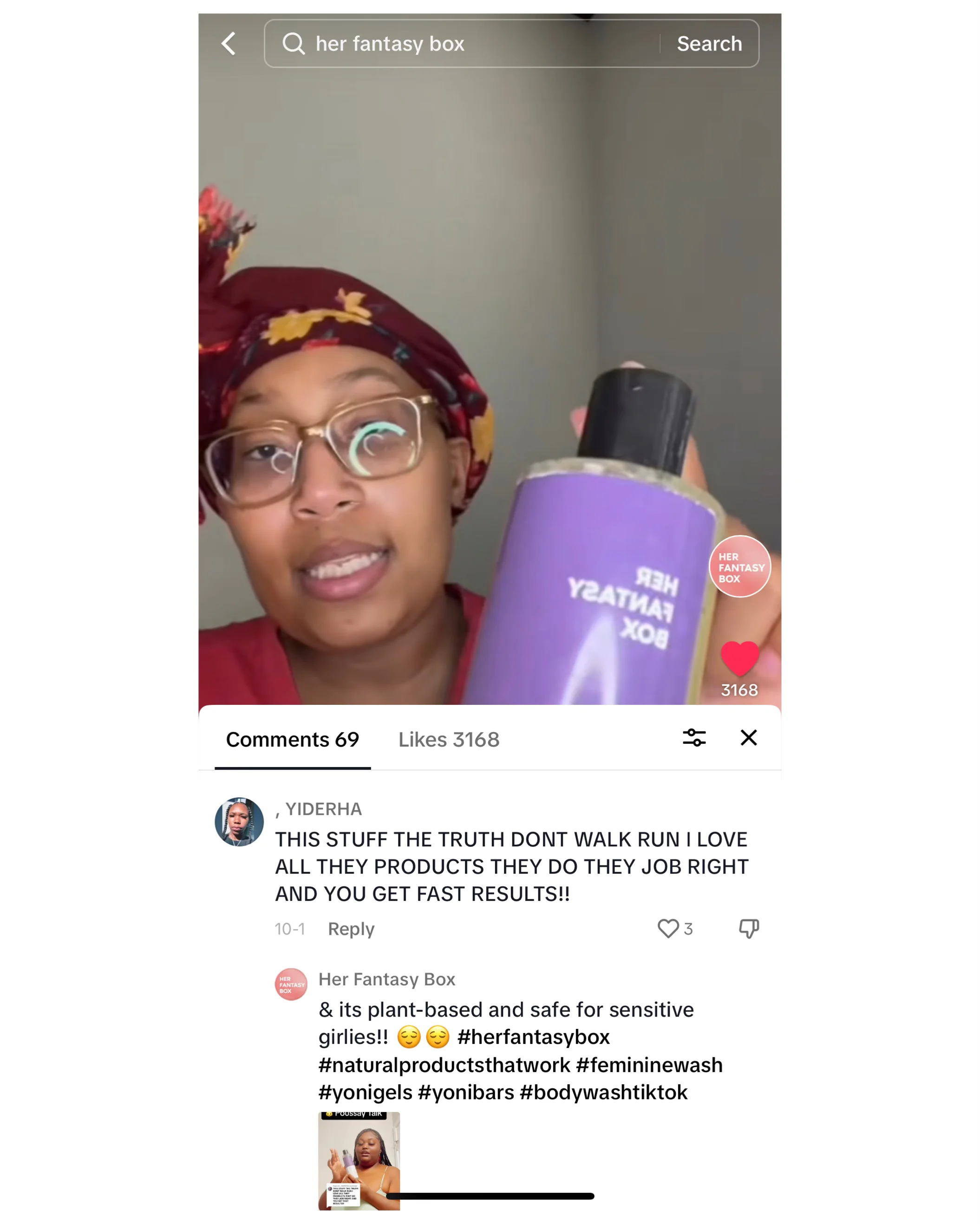 Her Fantasy Box Soft & Clean Body Hygiene Kit - Image 4