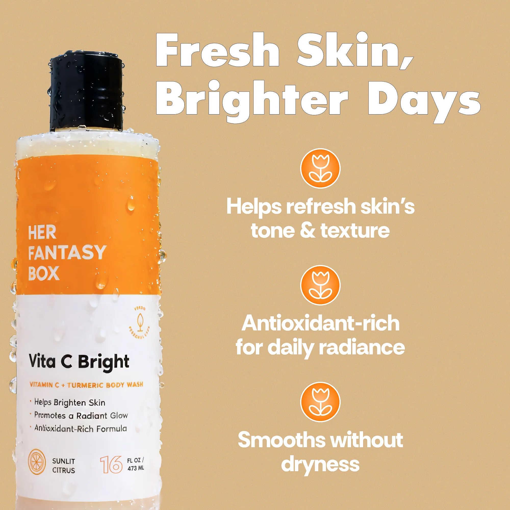 Vita C Bright - Turmeric Body Wash - Image 3