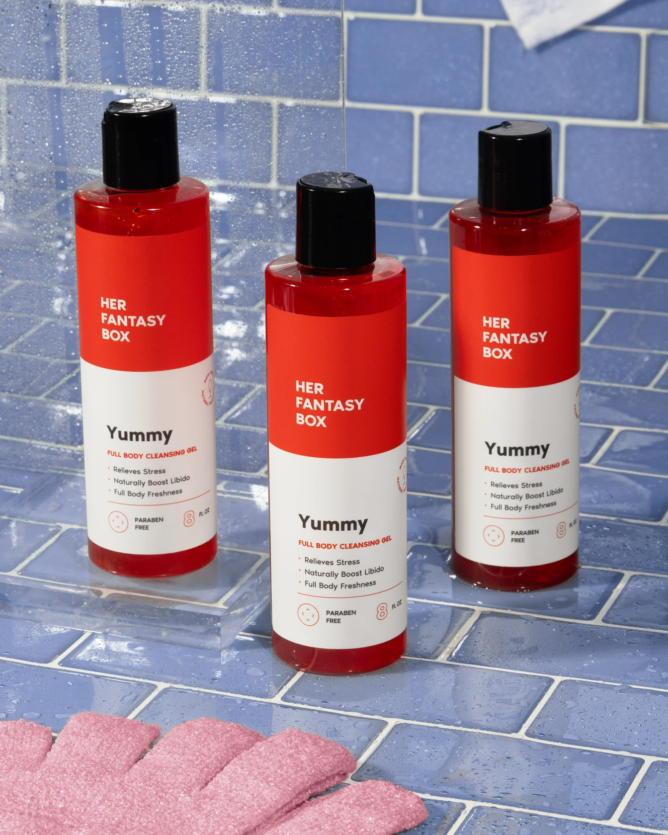 Yummy Vegan Feminine Shower Gel - 3 pk - Image 5